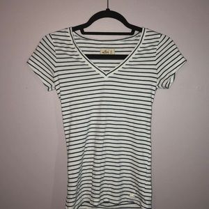 navy blue striped tee